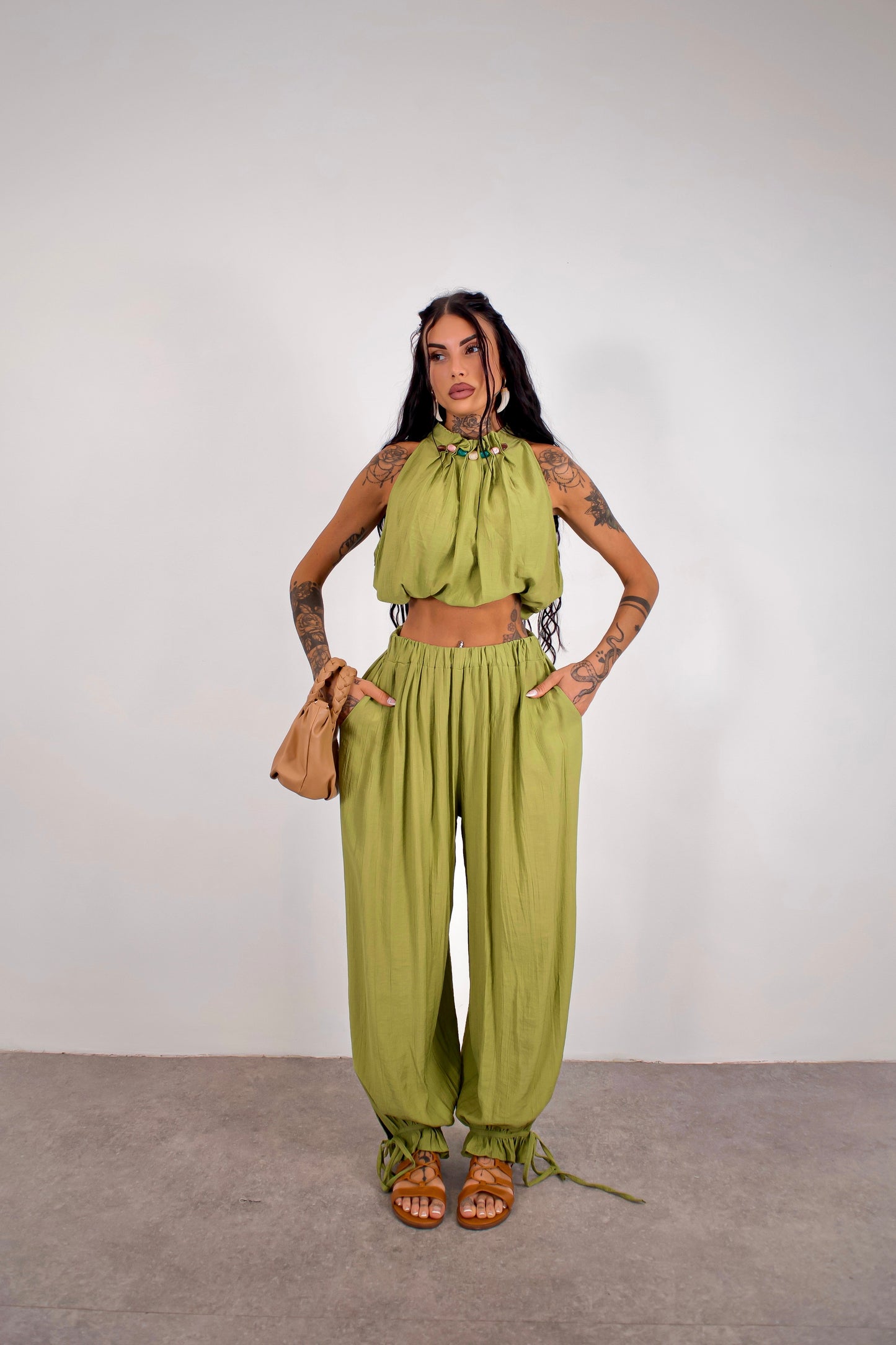 Completo Zainab - Verde pistacchio