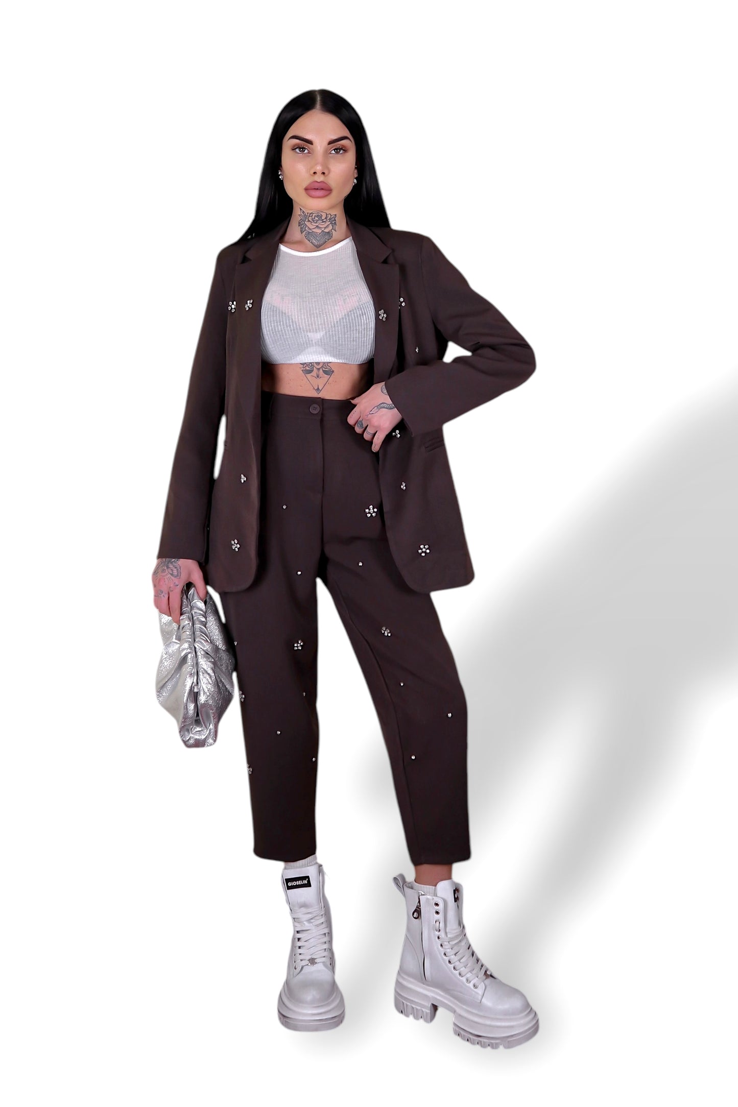 Tailleur Gemma - Marrone