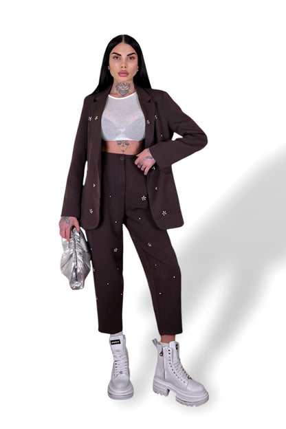 Tailleur Gemma - Marrone
