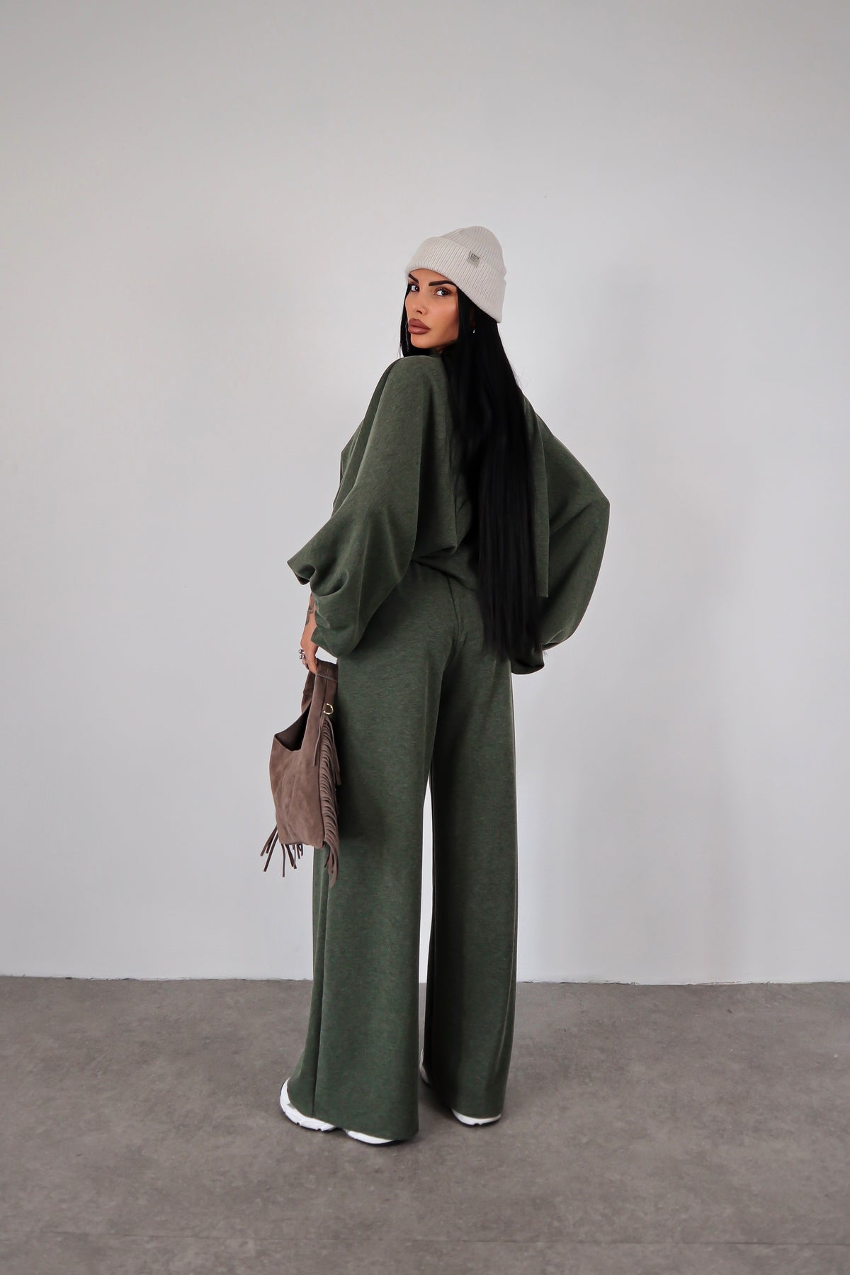 Completo in maglia Isadora - Verde militare