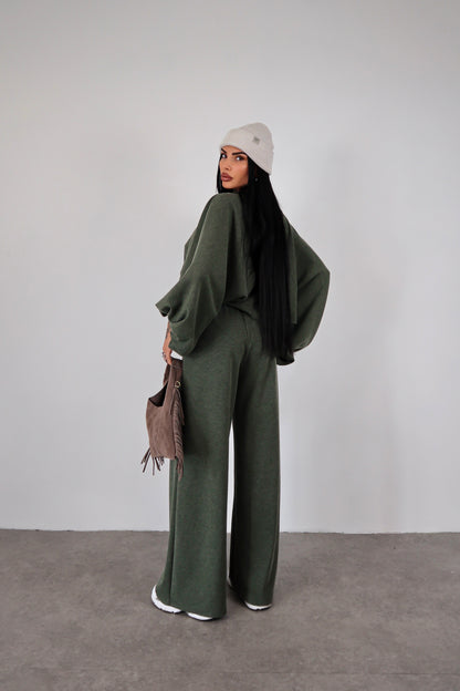 Completo in maglia Isadora - Verde militare