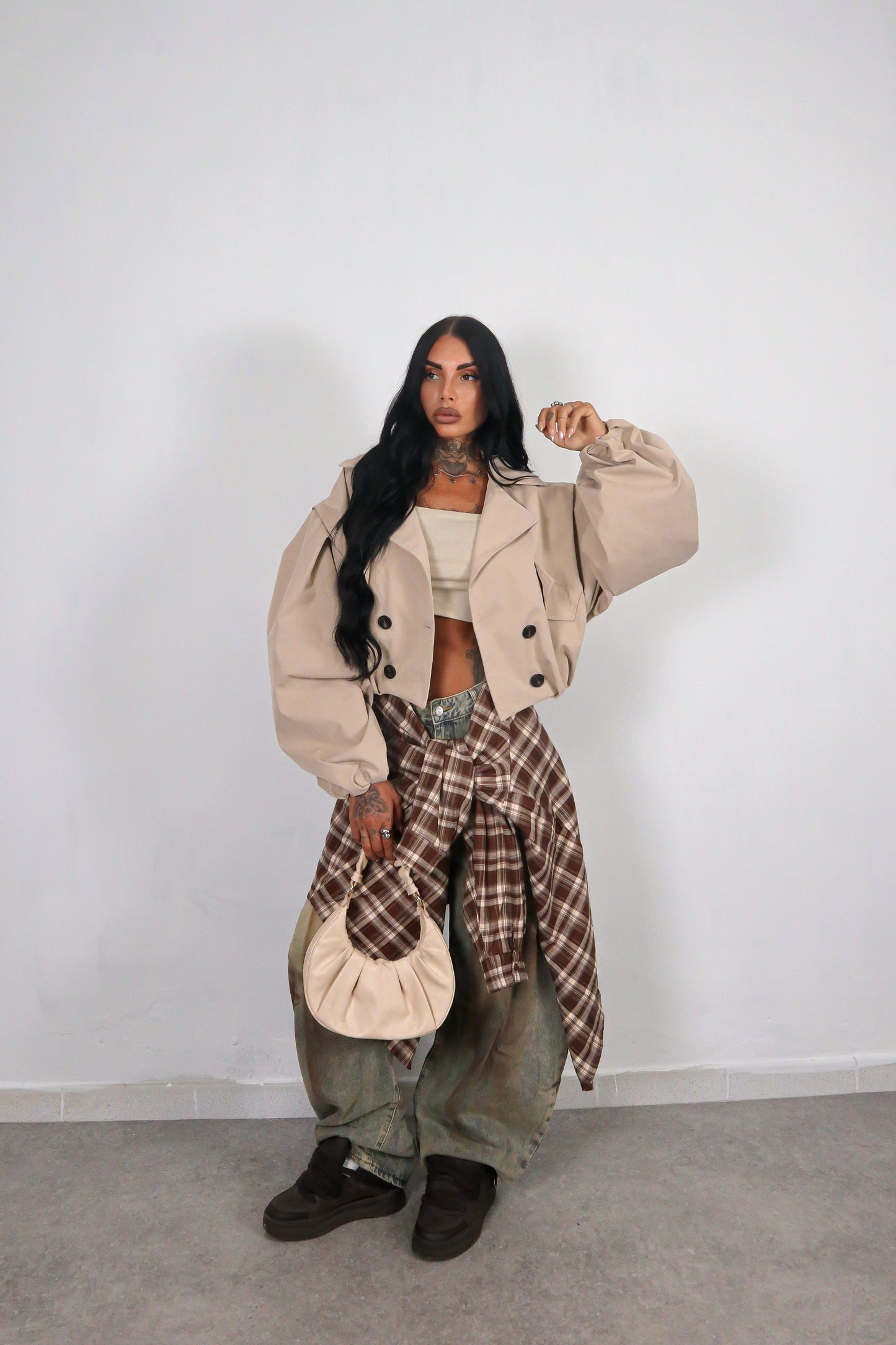 Trench Bomber - Beige