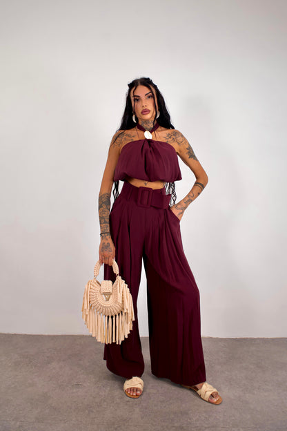 Completo Tasnim - Burgundy