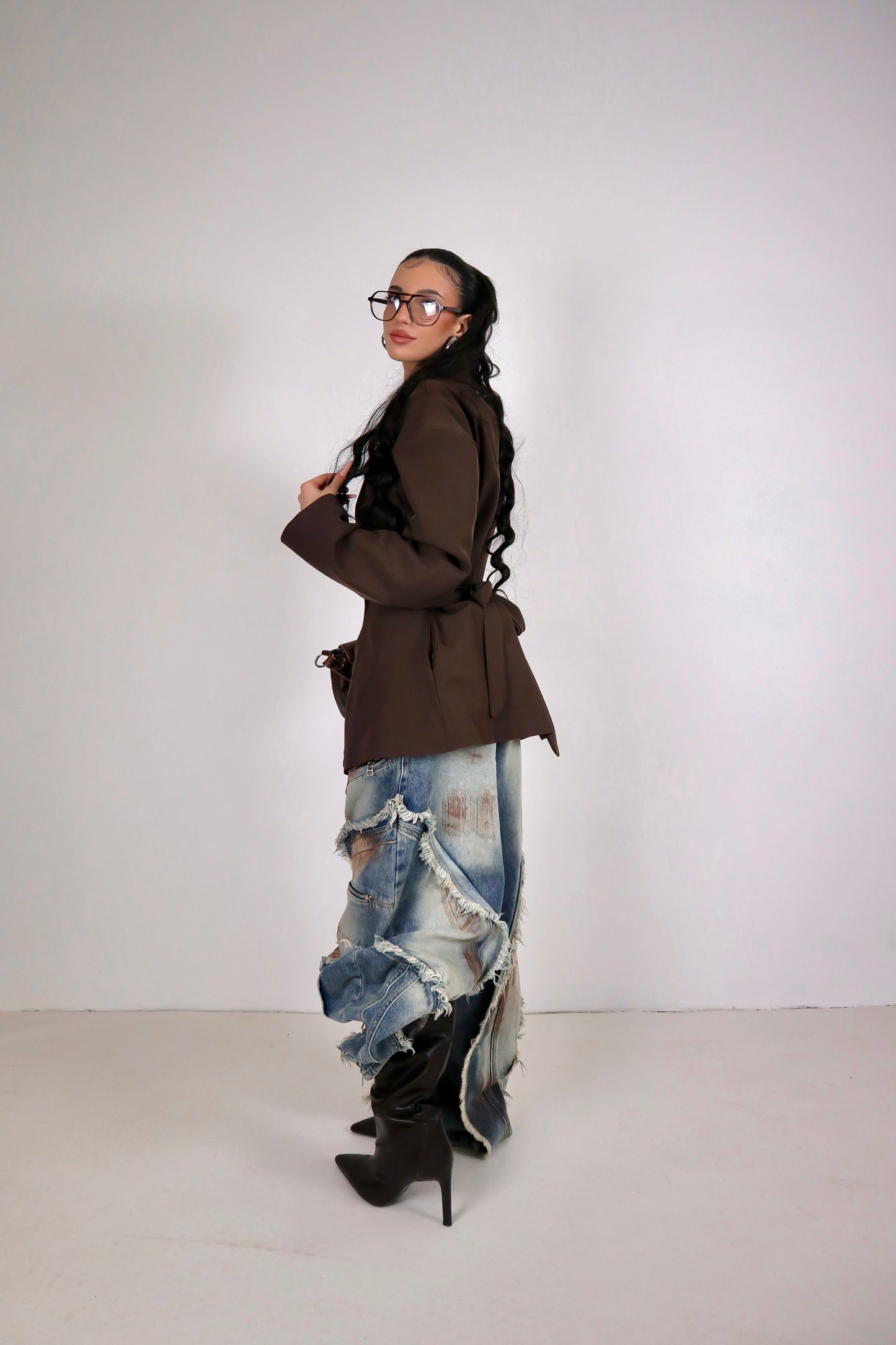 Blazer Kristen - Marrone