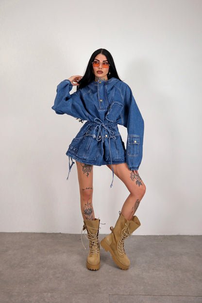 Abito Parka Denim