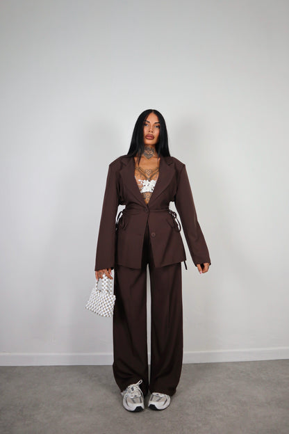 Tailleur Nadia - Marrone