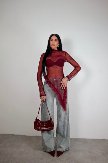 Maglia Alma - Bordeaux