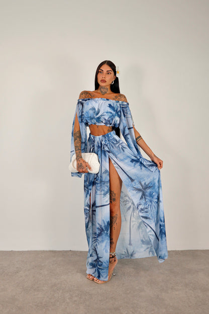 Completo copricostume Gotha -  Azzurro