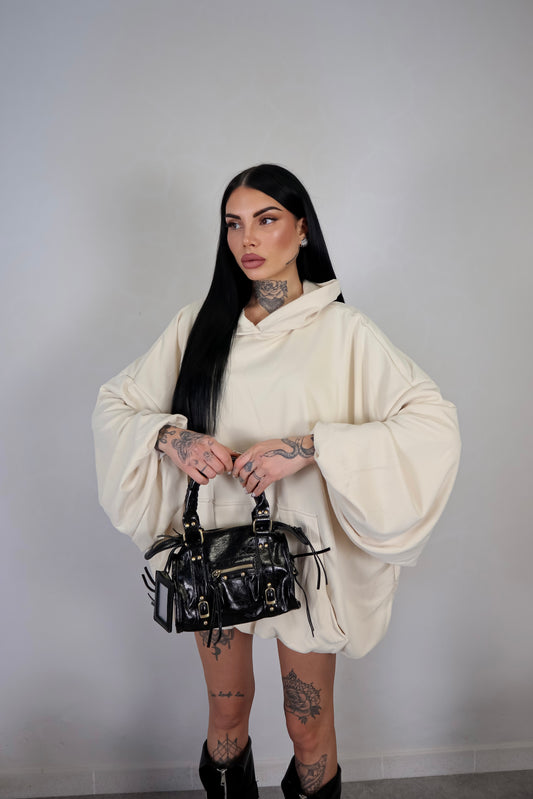 Abito Felpa Overall - Burro