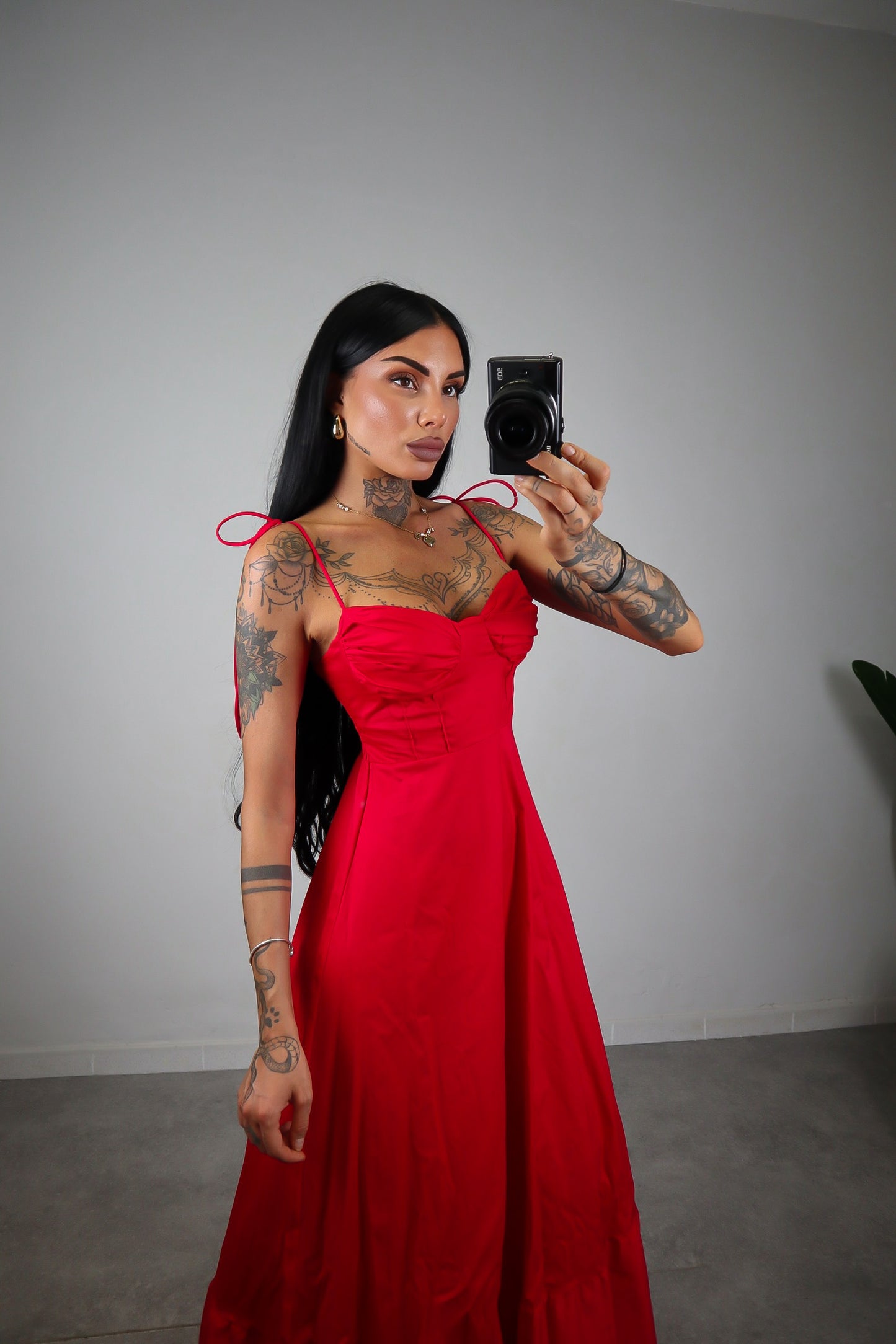 Abito Nadia - Rosso