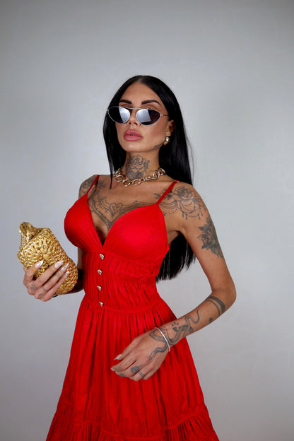 Abito Clara - Rosso