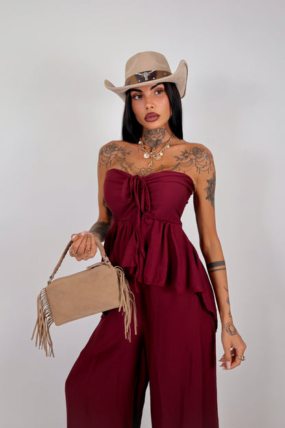 Tuta intera Noelle - Bordeaux