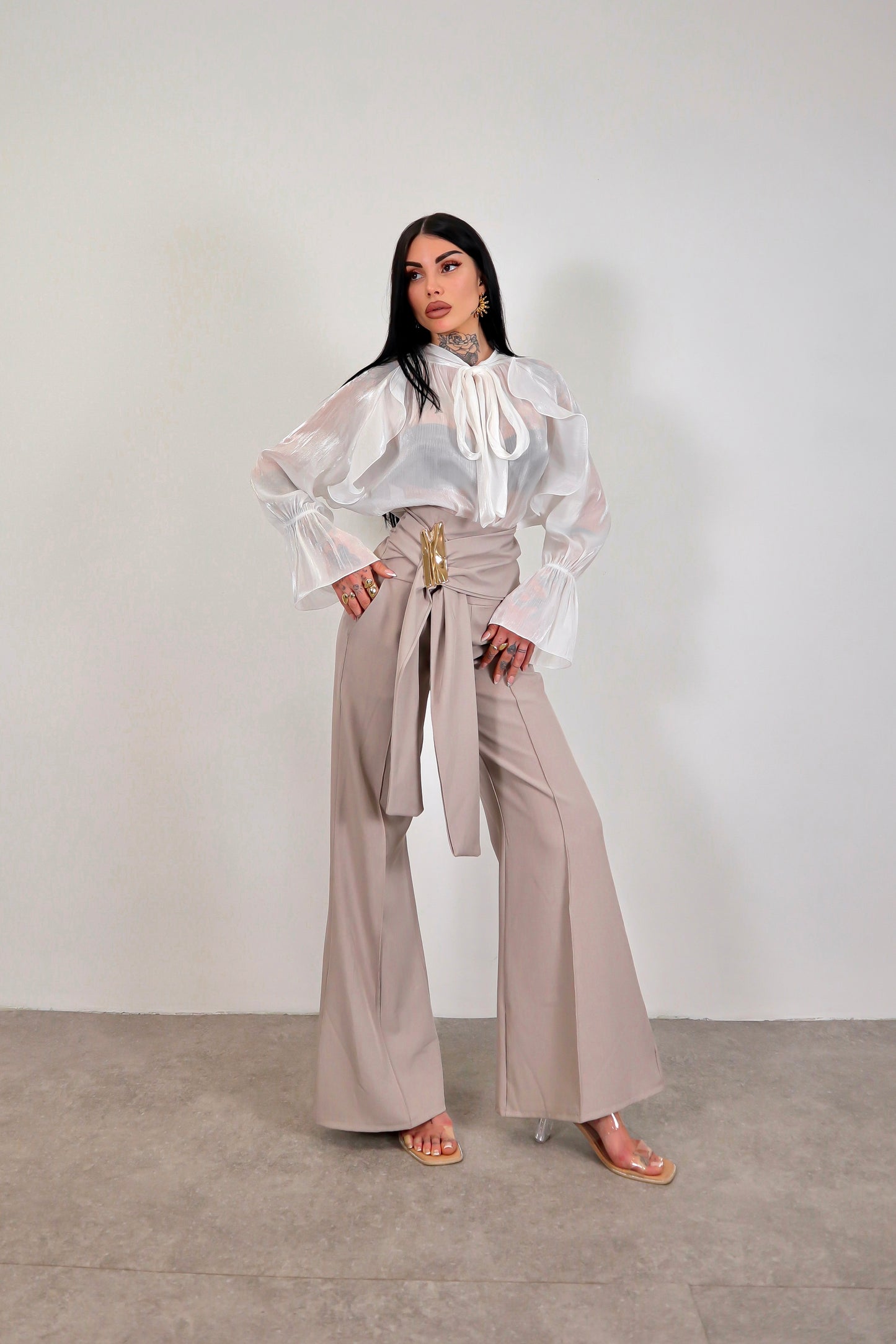 Pantalone Afrodite - Greige