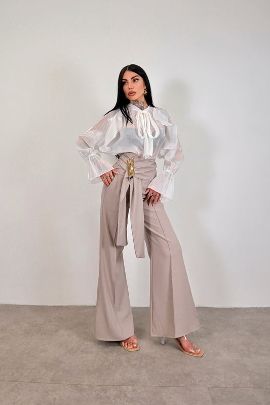 Pantalone Afrodite - Greige