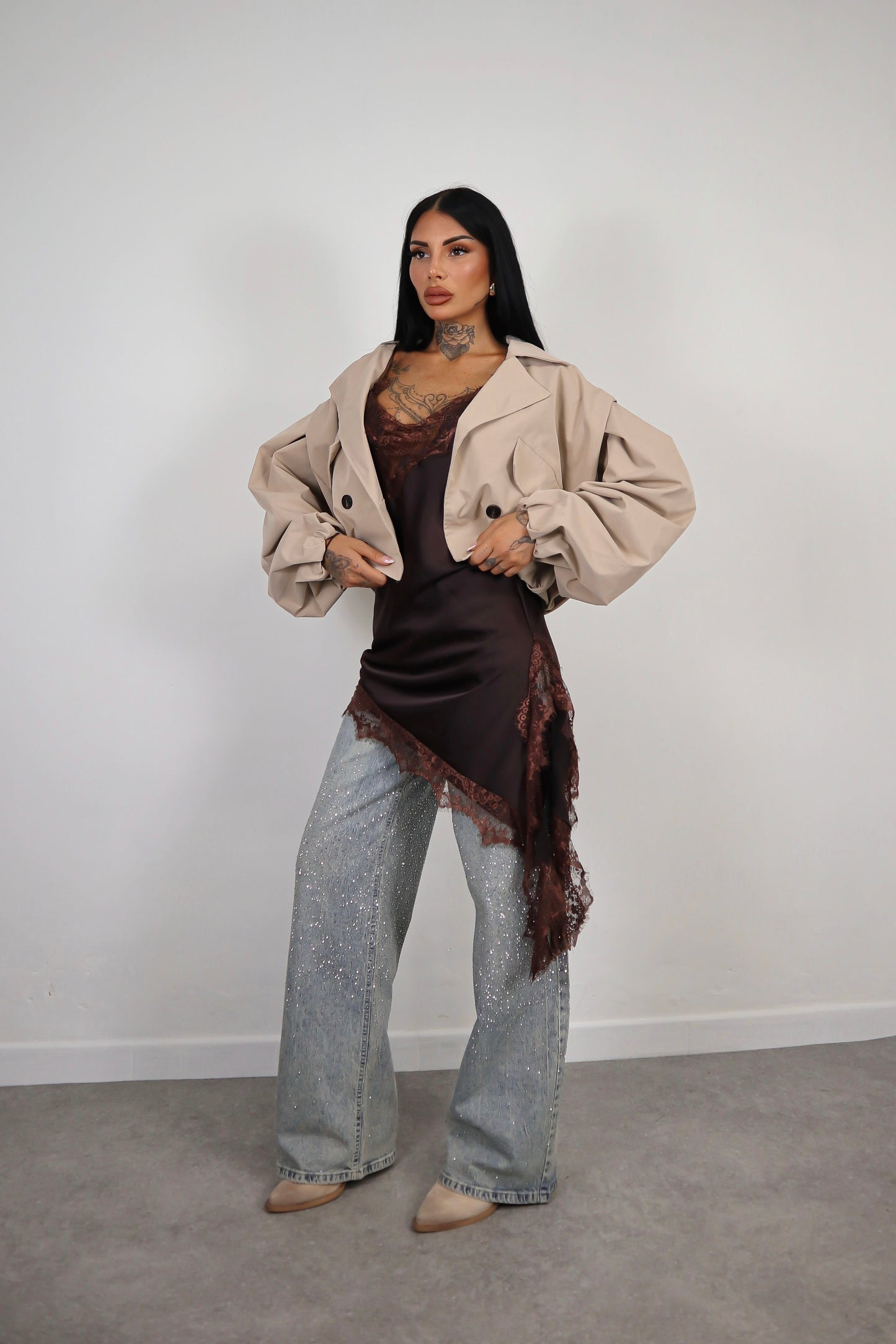 Abito Zahra - Marrone