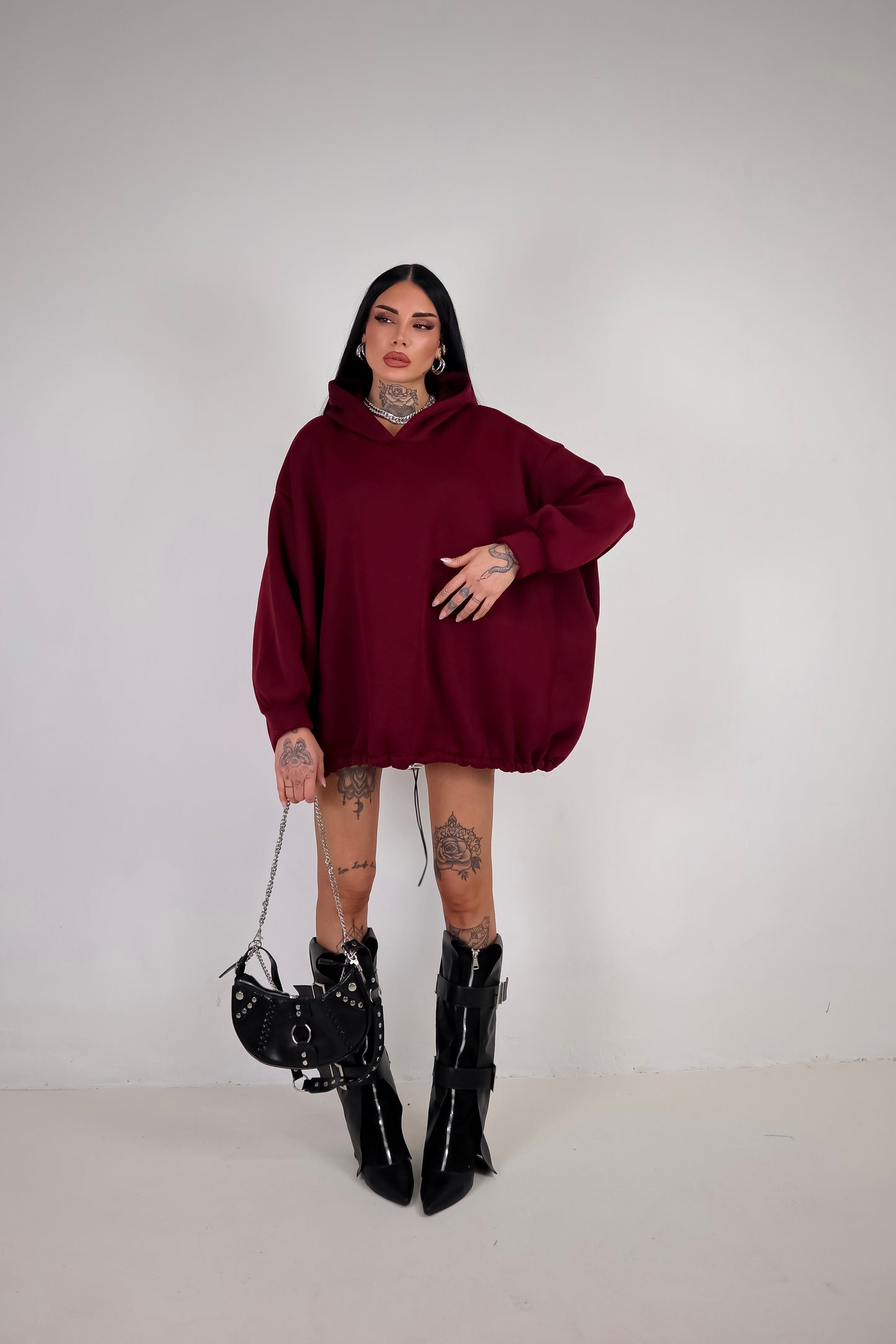 Felpa Extra Over - Bordeaux
