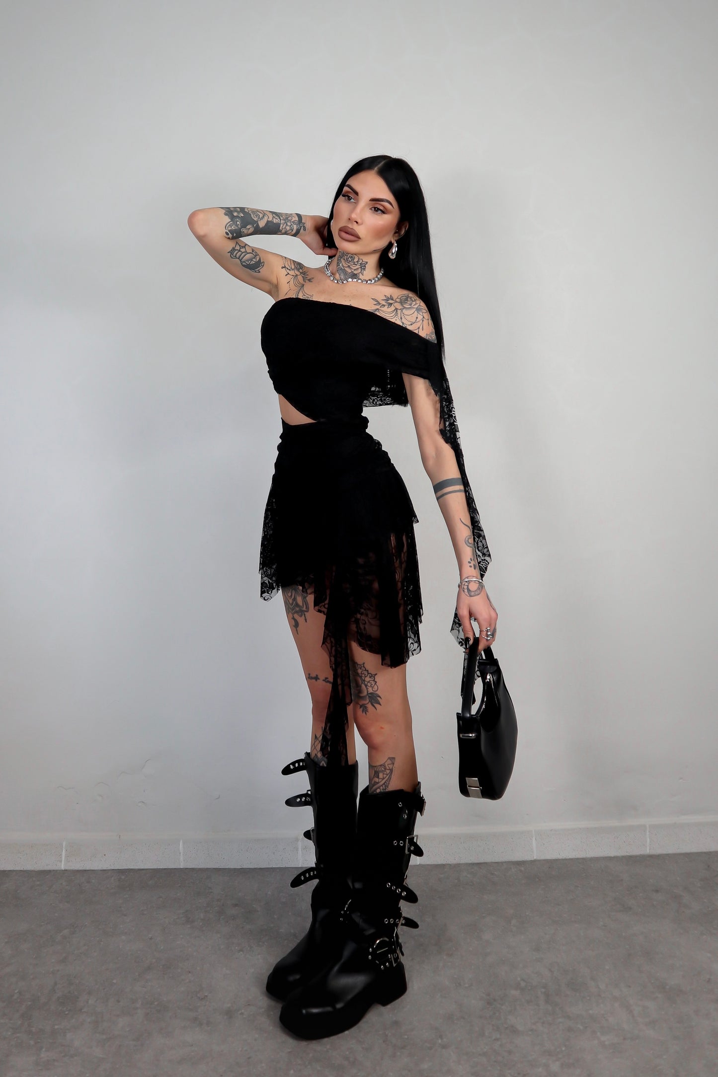 Completo in pizzo Elodie