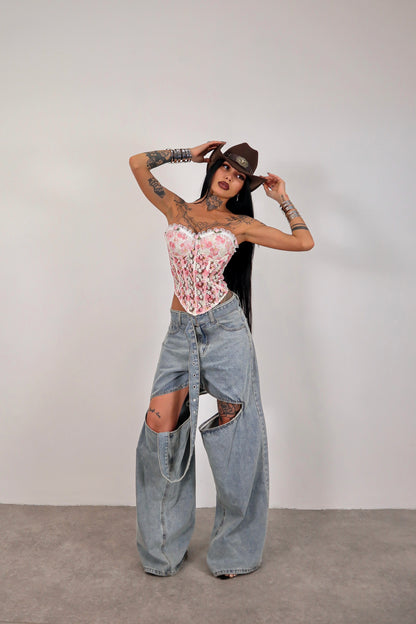 Jeans cut out Bryanna