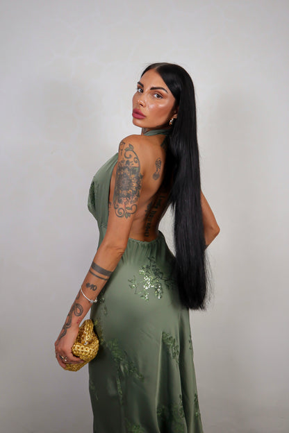 Abito Odette - Verde Militare
