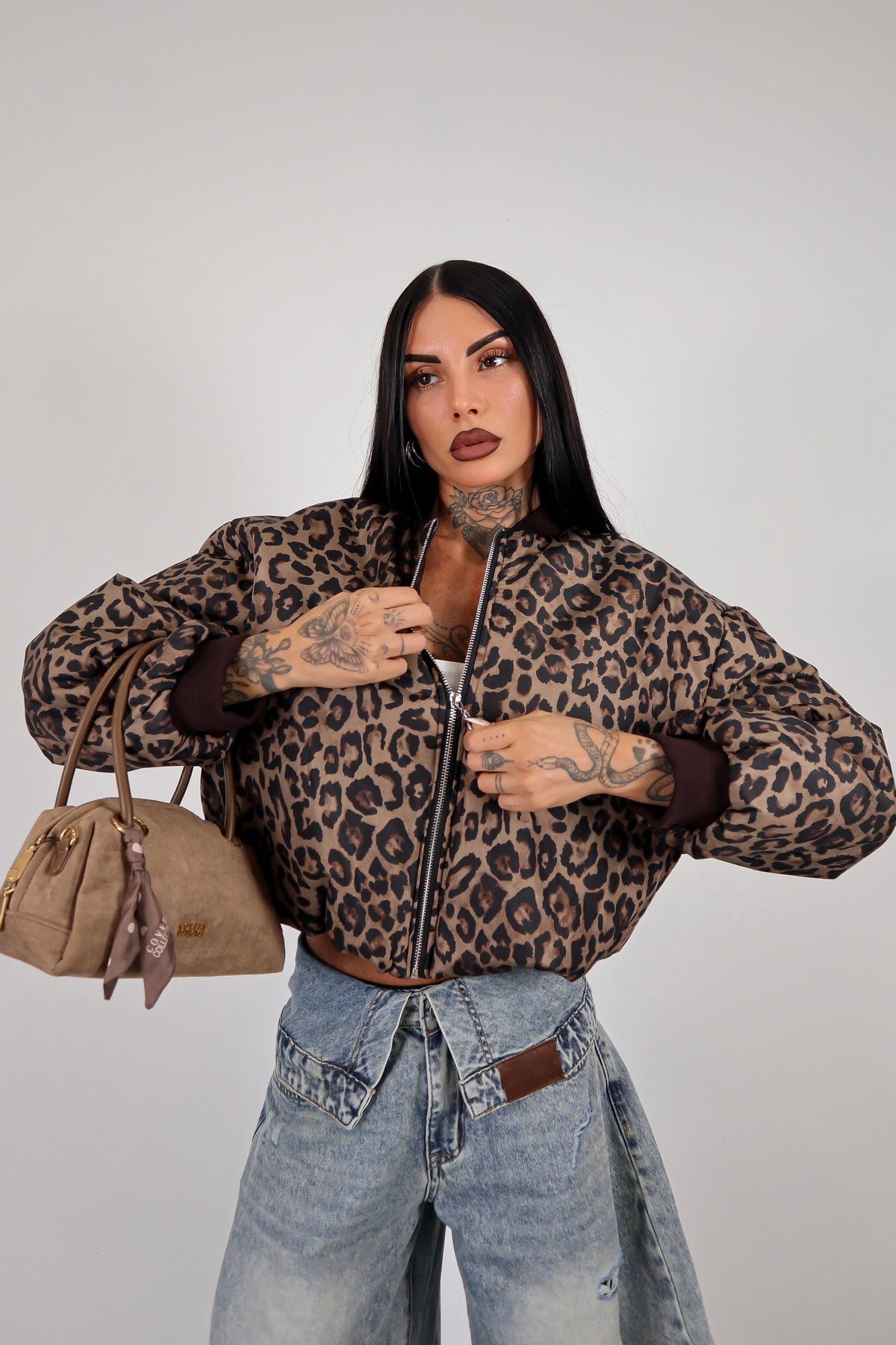 Bomber Puff - Leopardato