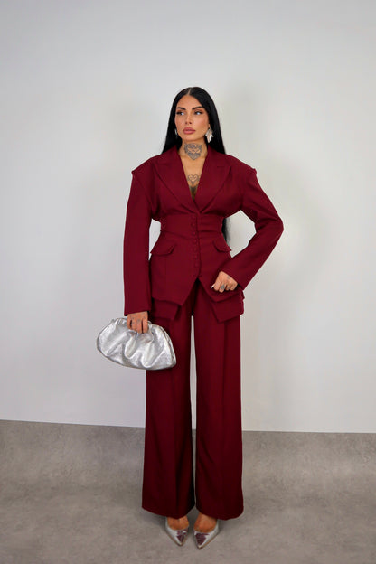 Tailleur Corsetto - Bordeaux