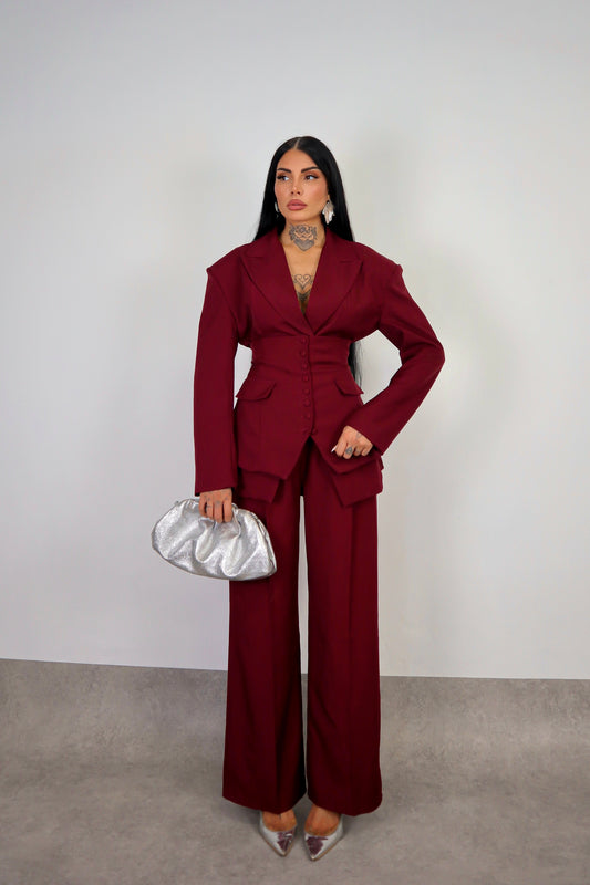 Tailleur Corsetto - Bordeaux