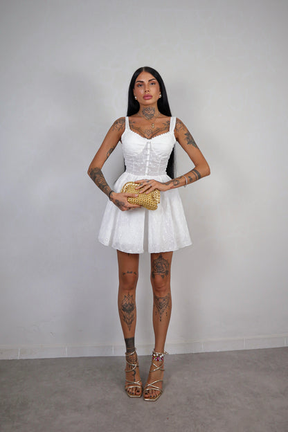 Abito Clarise - Bianco