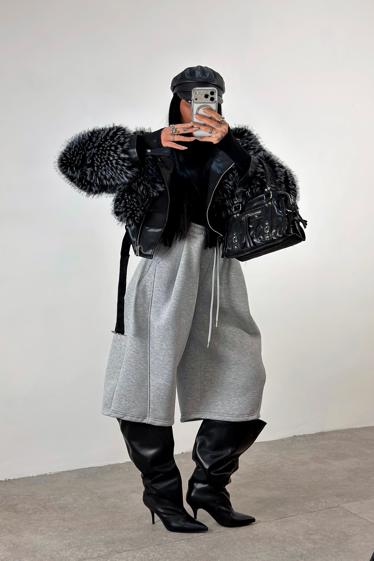 Bermuda Tuta Baggy - Grigio