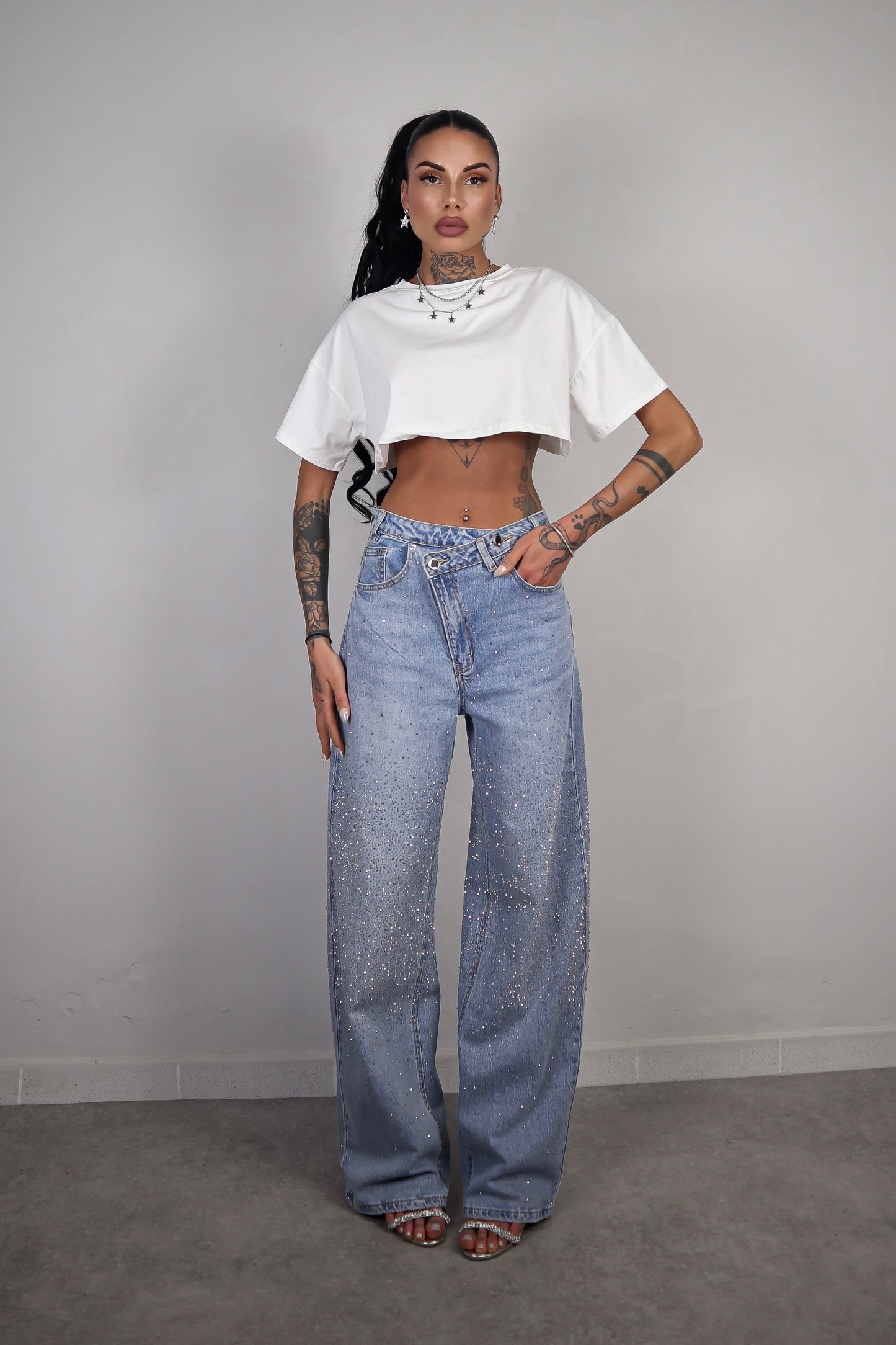 Jeans Brillo Oblique