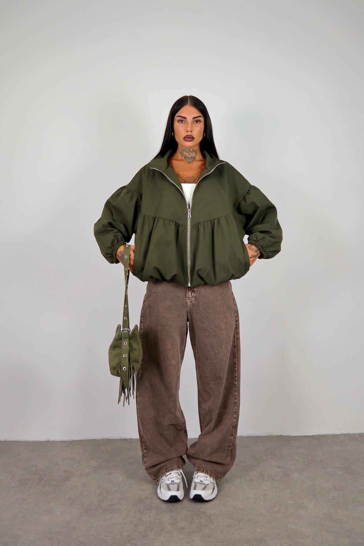 Bomber Balloon Justine - Verde militare