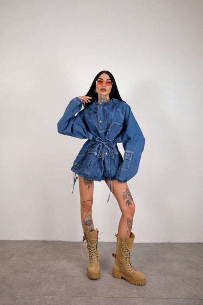 Abito Parka Denim