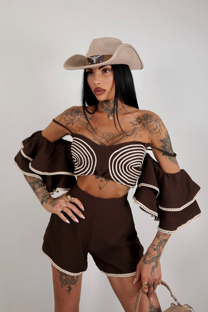 Completo Kaluma - Marrone
