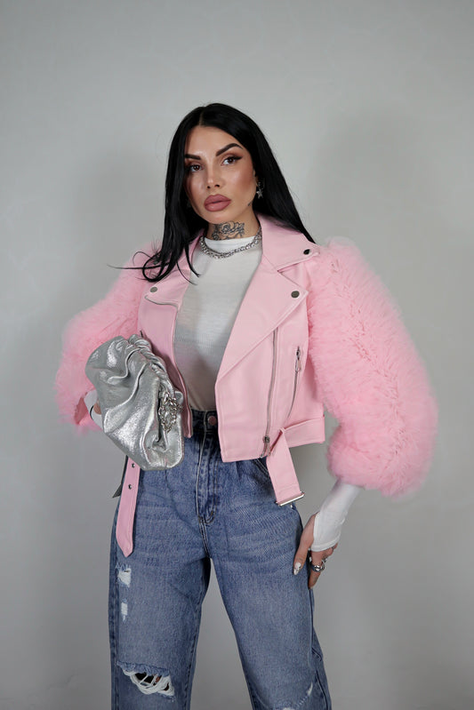 Giacca Ecopelle Barbie