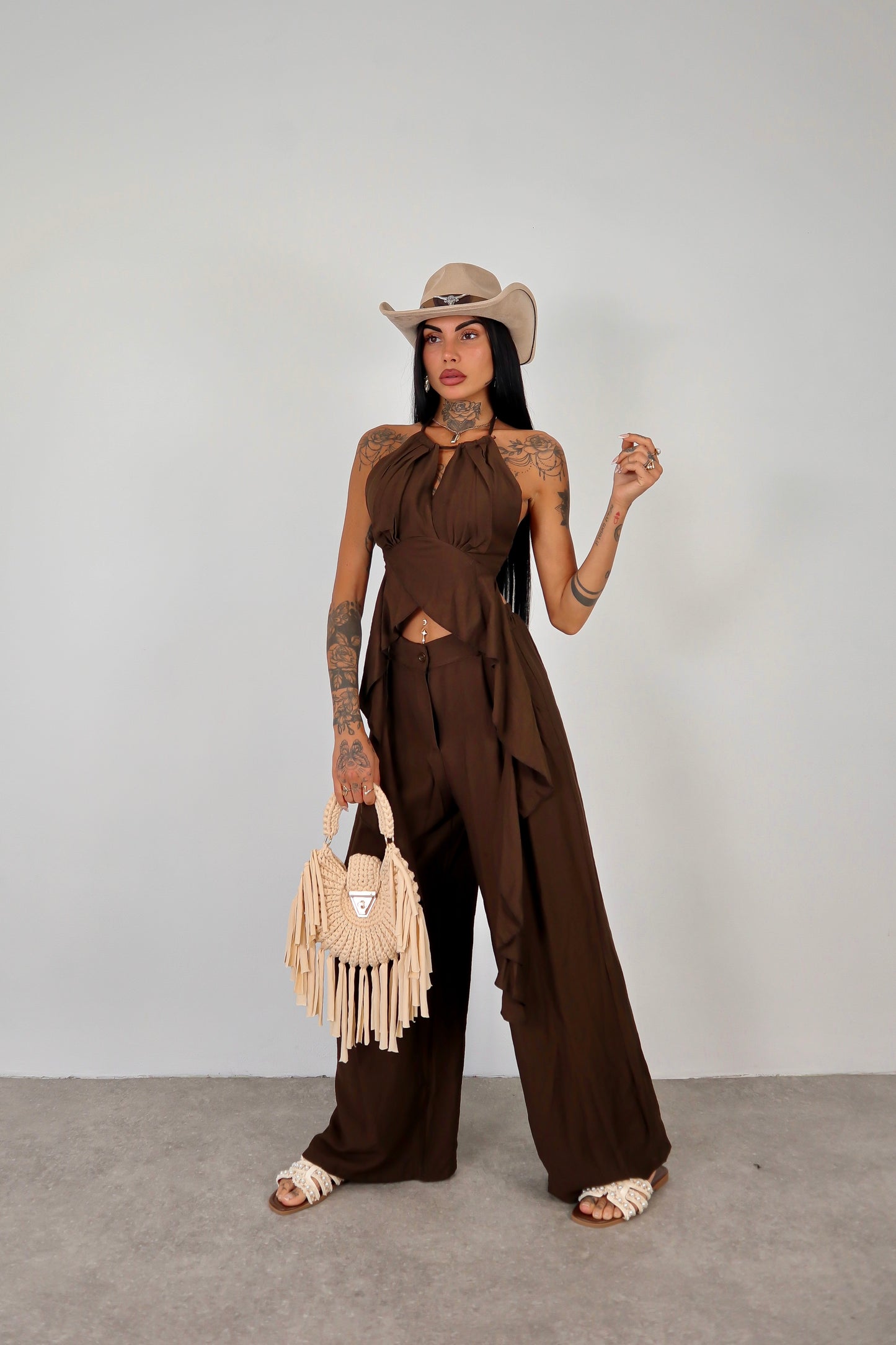 Completo Marrakech - Marrone