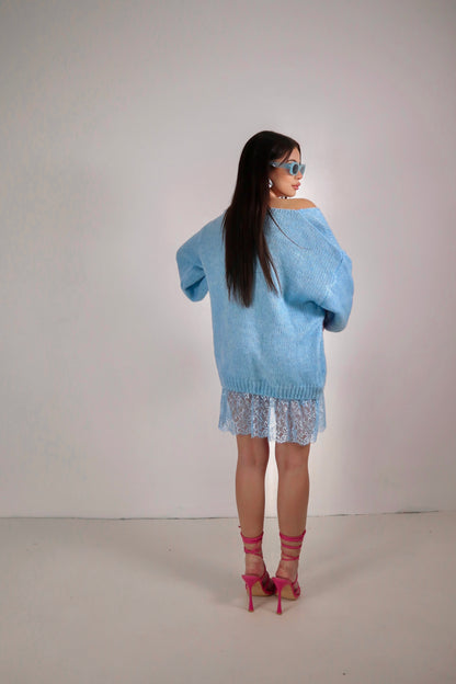Maglione Polly - Azzurro