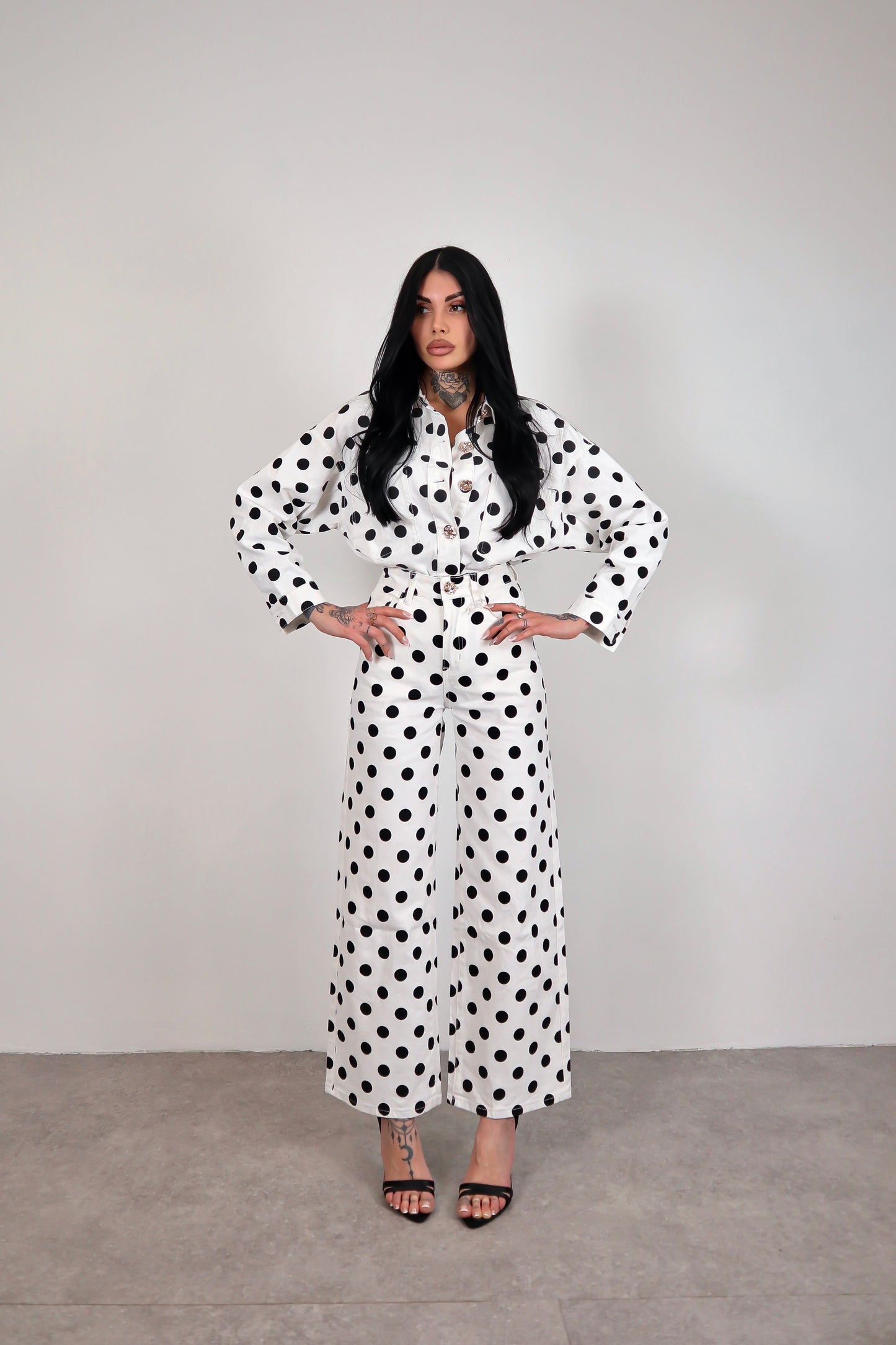 Completo denim pois Alma