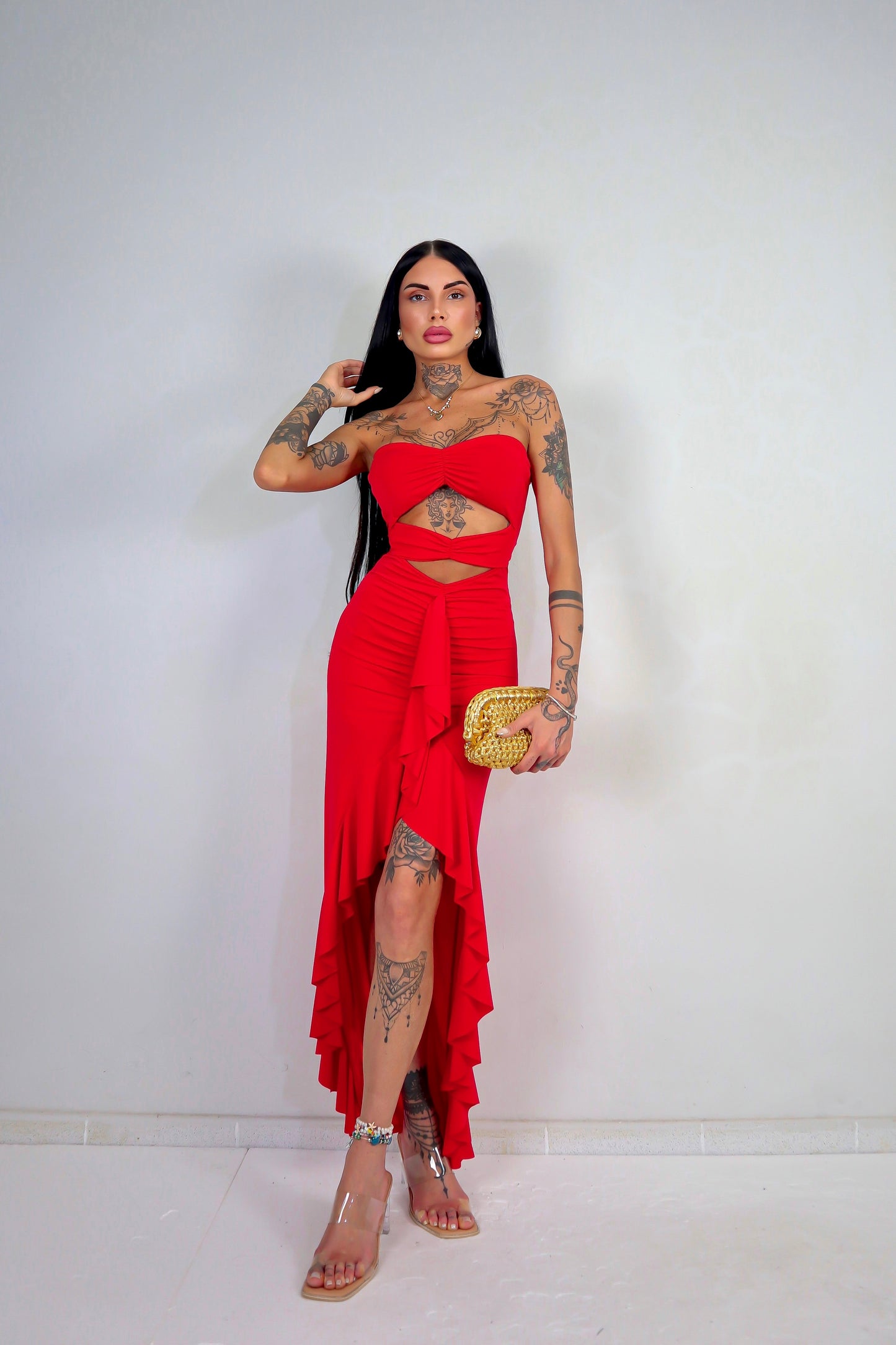 Abito Flamenco - Rosso