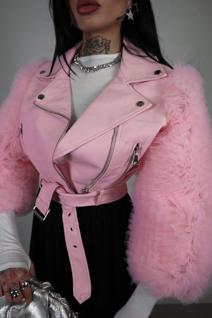 Giacca Ecopelle Barbie