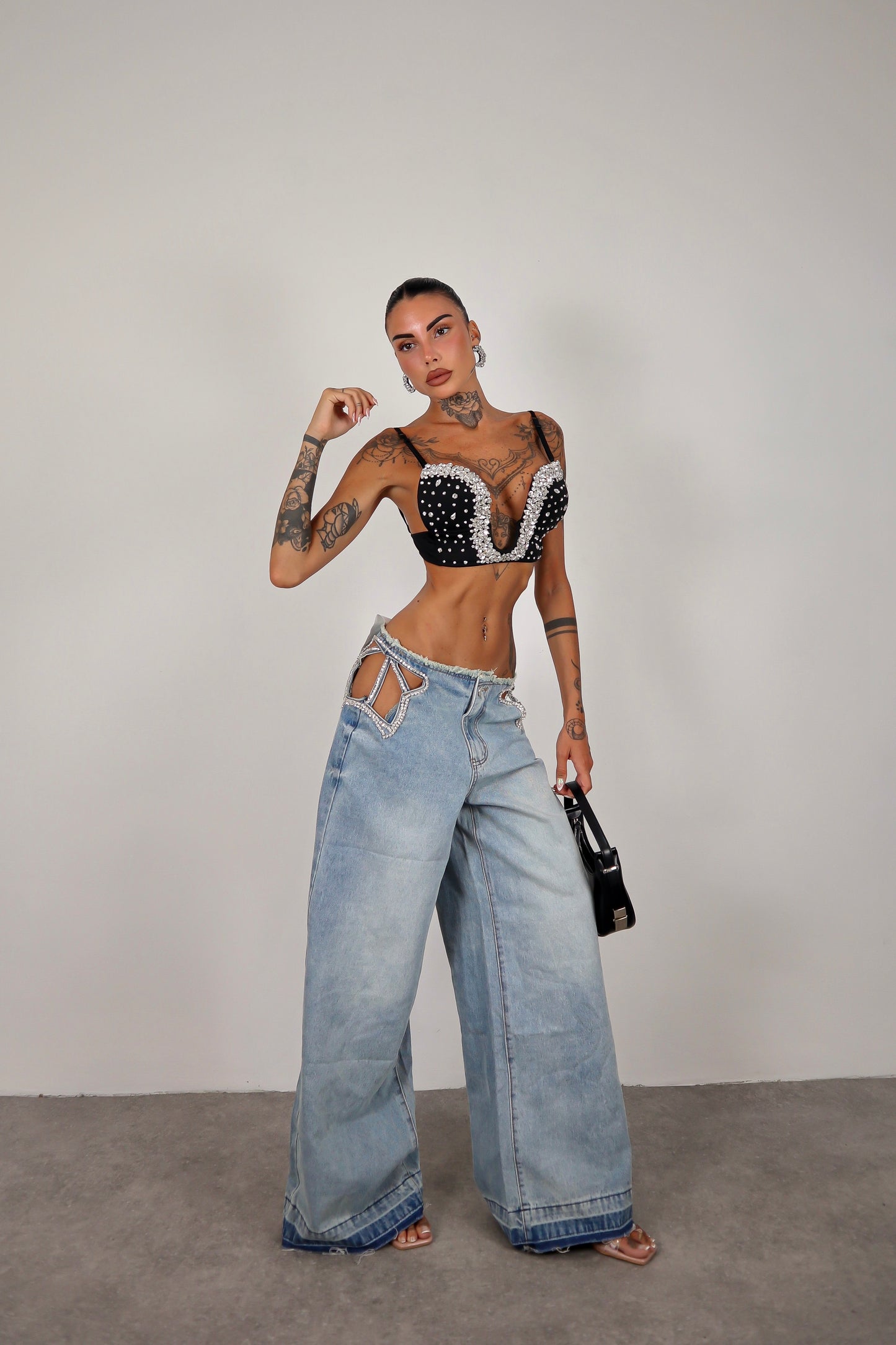 Jeans cut out Star