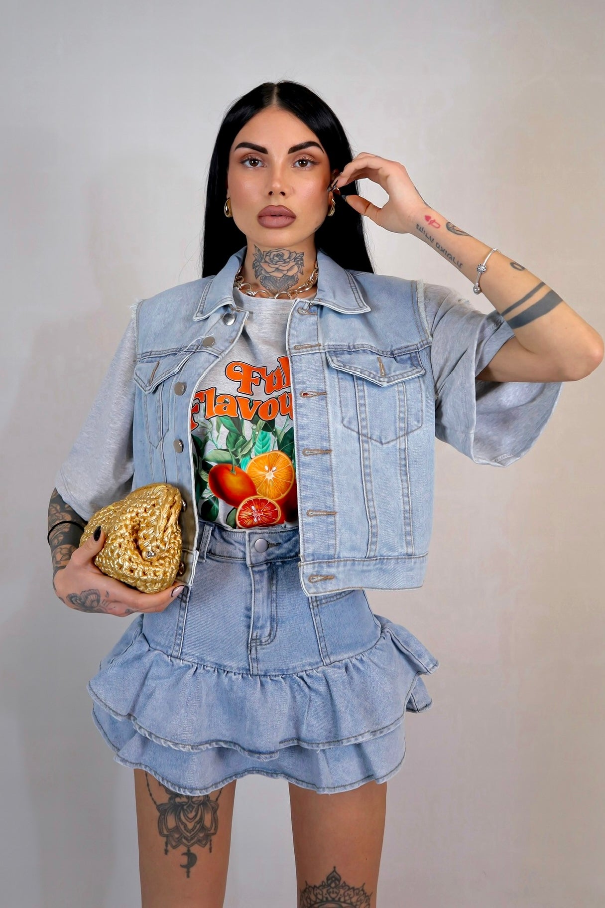 Gilet denim Jenny