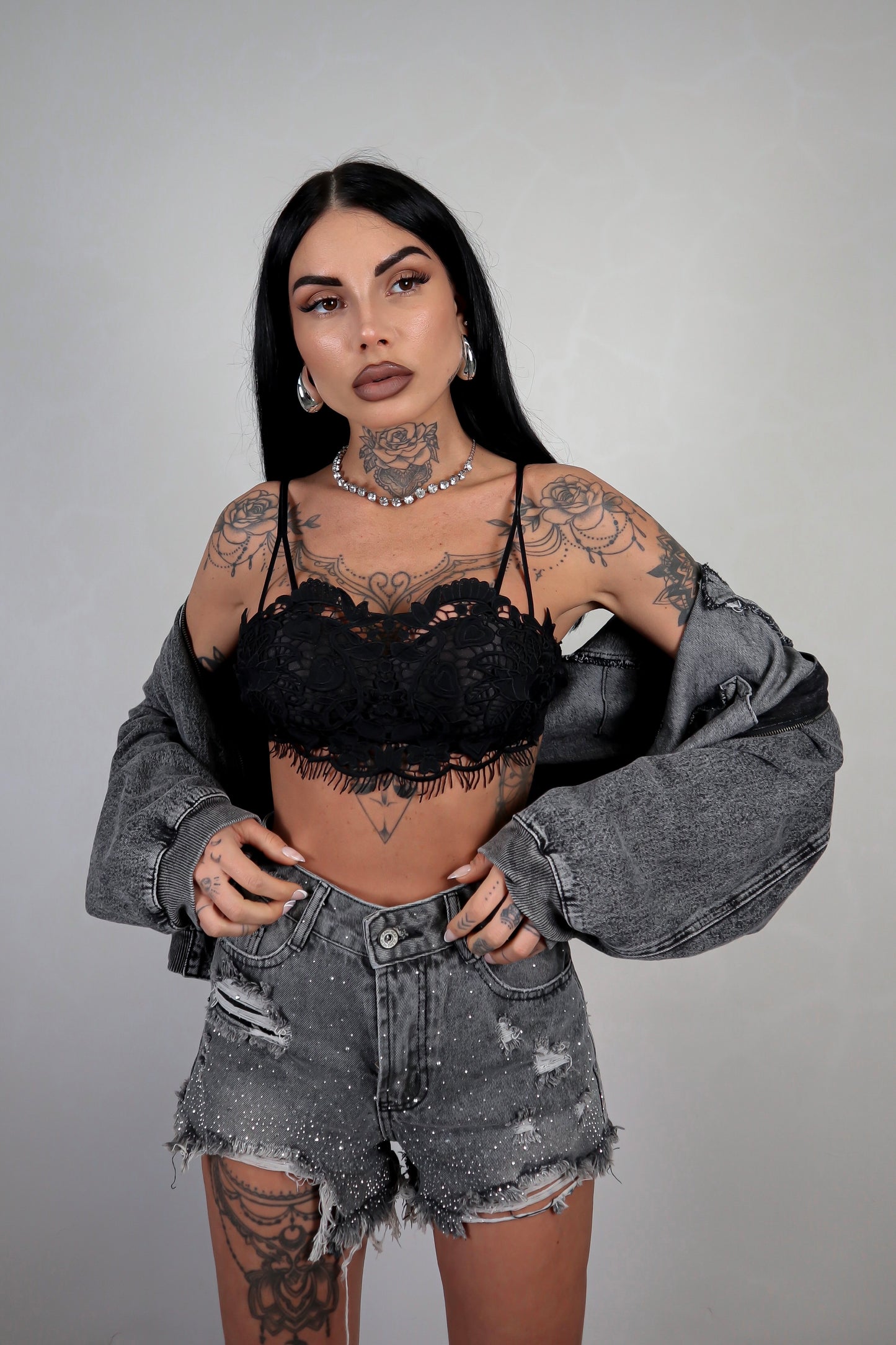Shorts denim Brillo