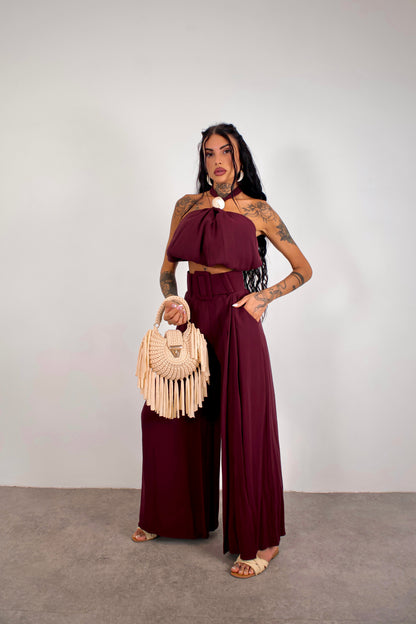 Completo Tasnim - Burgundy