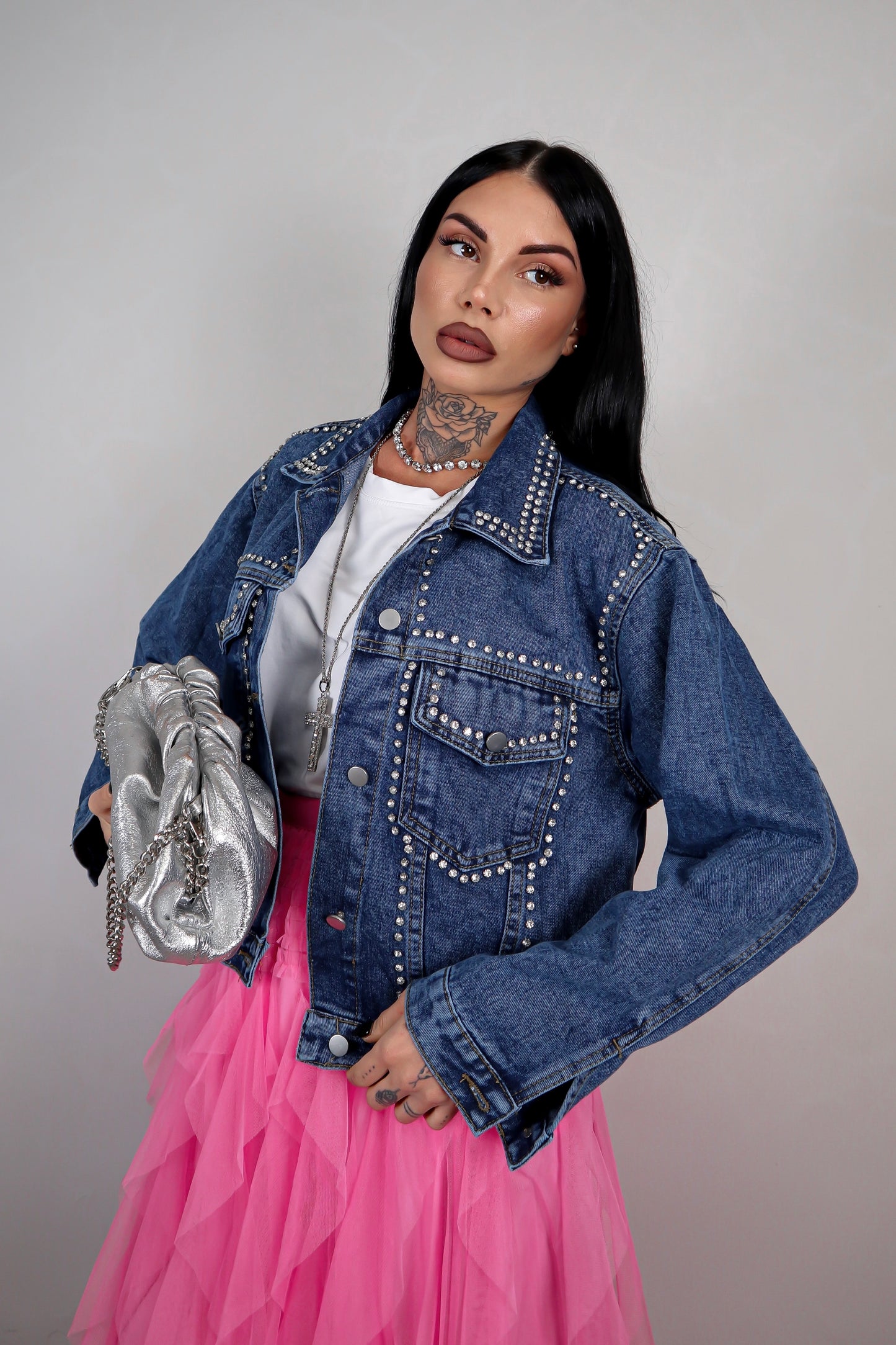 Giacca denim Evita