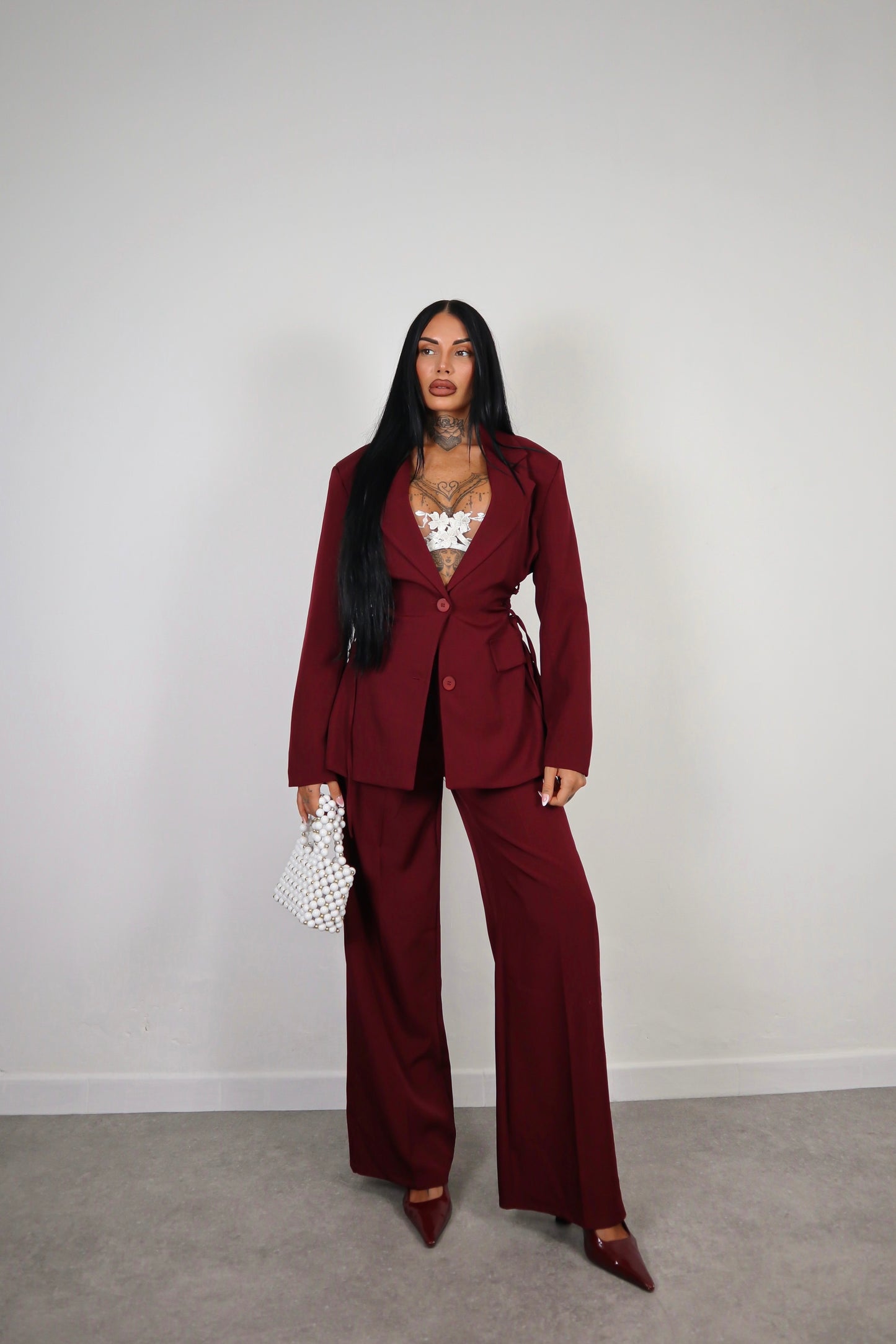 Tailleur Nadia - Bordeaux