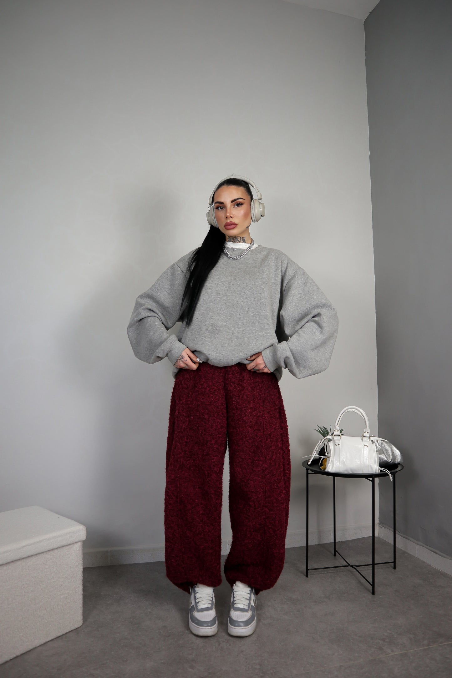 Pantalone Nebula - Bordeaux