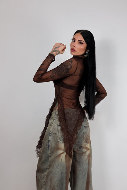 Maglia Alma - Marrone