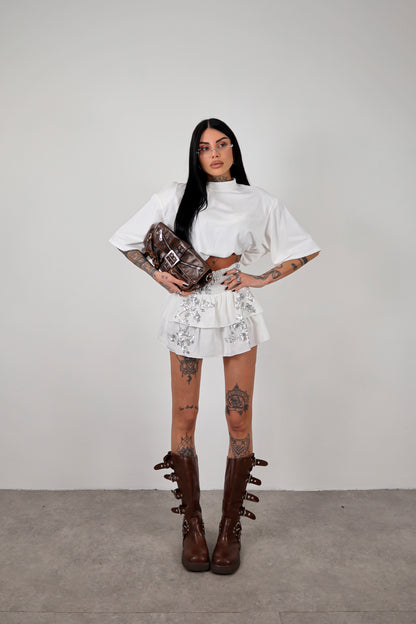 Panta gonna Shine - Bianco