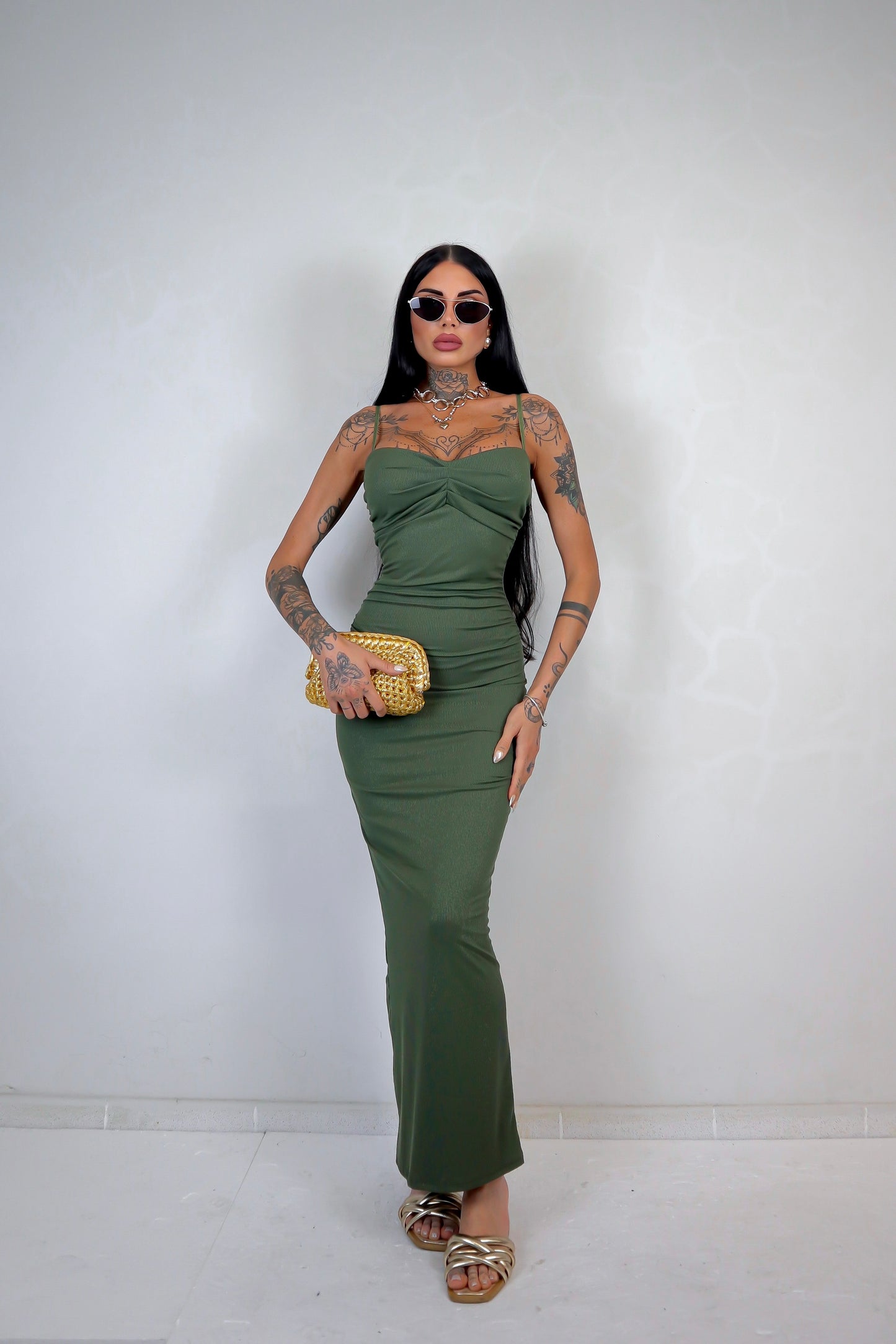 Abito Sharon - Verde militare