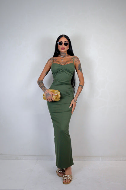 Abito Sharon - Verde militare