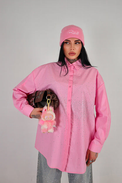 Camicia Strass - Rosa